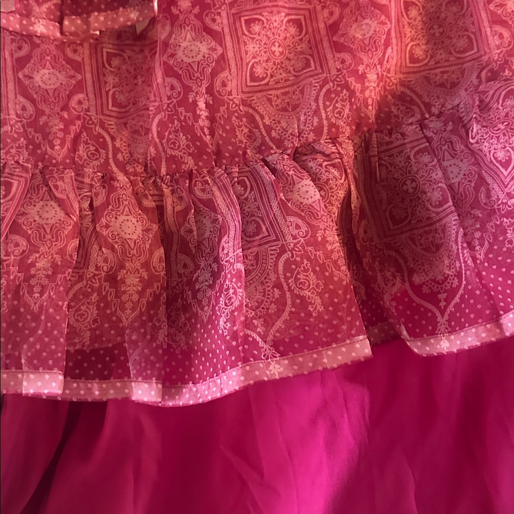 Anthropologie “Let Me Be” Sleeveless Sheer Tiered Midi Dress NWT - Picture 9 of 9